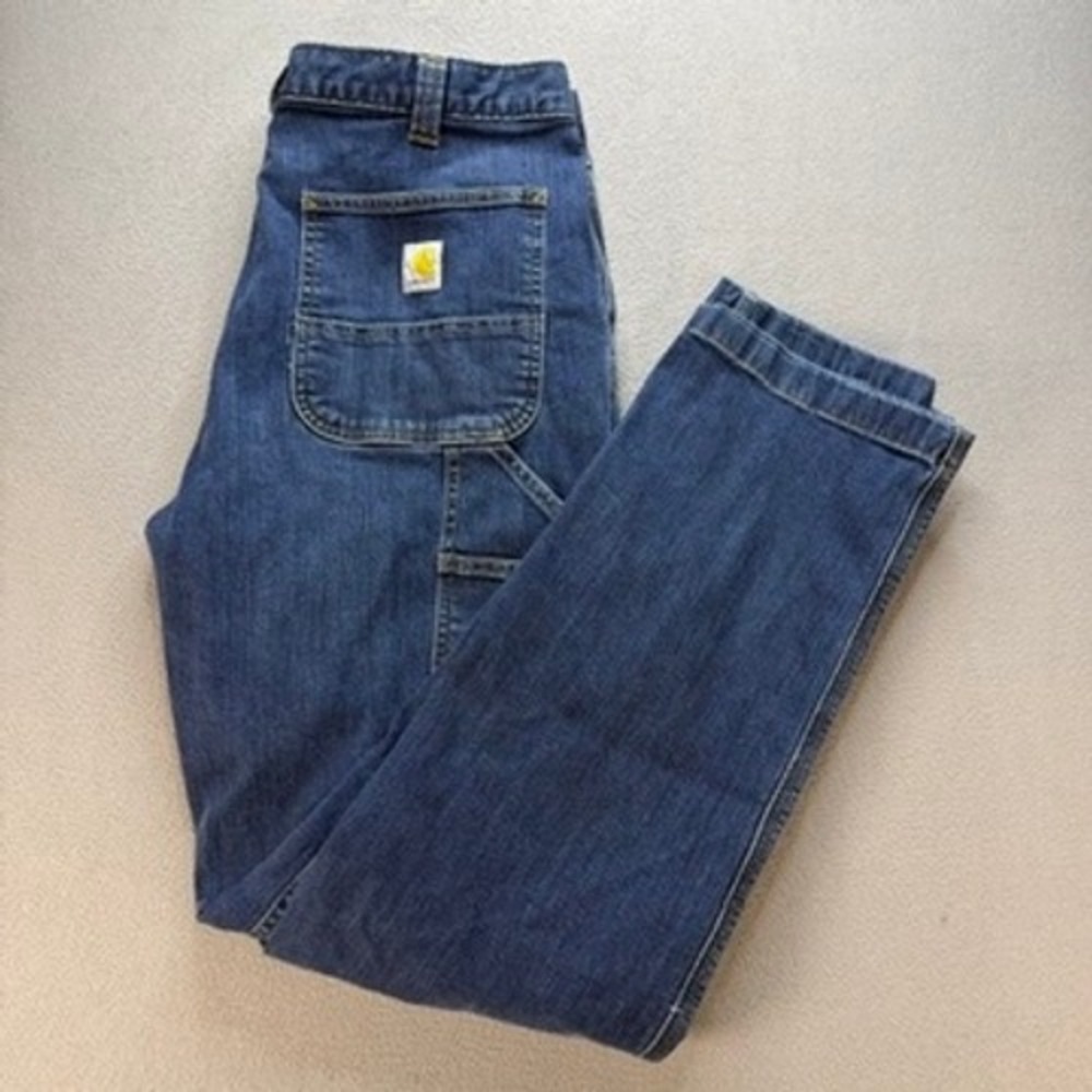 Carhartt Carpenter Jeans Relaxed Fit 36x34 (FIT 34x31) Denim BD2808-M Workwear